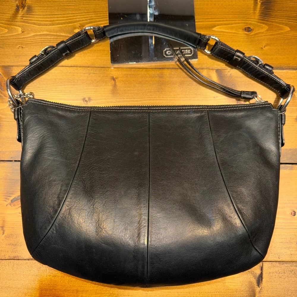 Coach Soho Hobo Shoulder Bag Black Leather Purse Style 12683 Y2K Coach - Picture 5 of 12